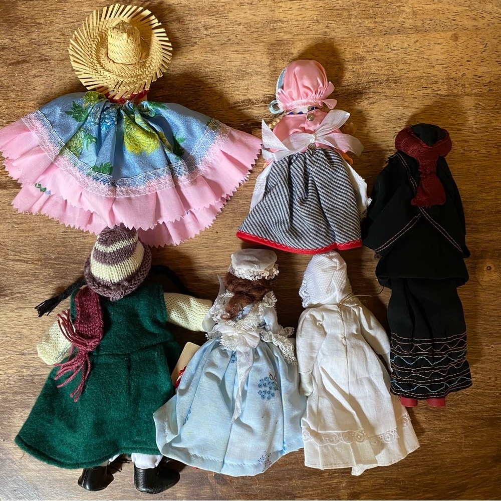 Lot of 6 Vintage Dolls - Carlson and Others - Picture 2 of 10